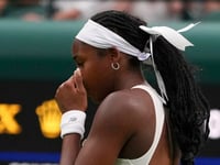 Coco Gauff stunned in straight sets in first round of Wimbledon less than a month after winning French Open