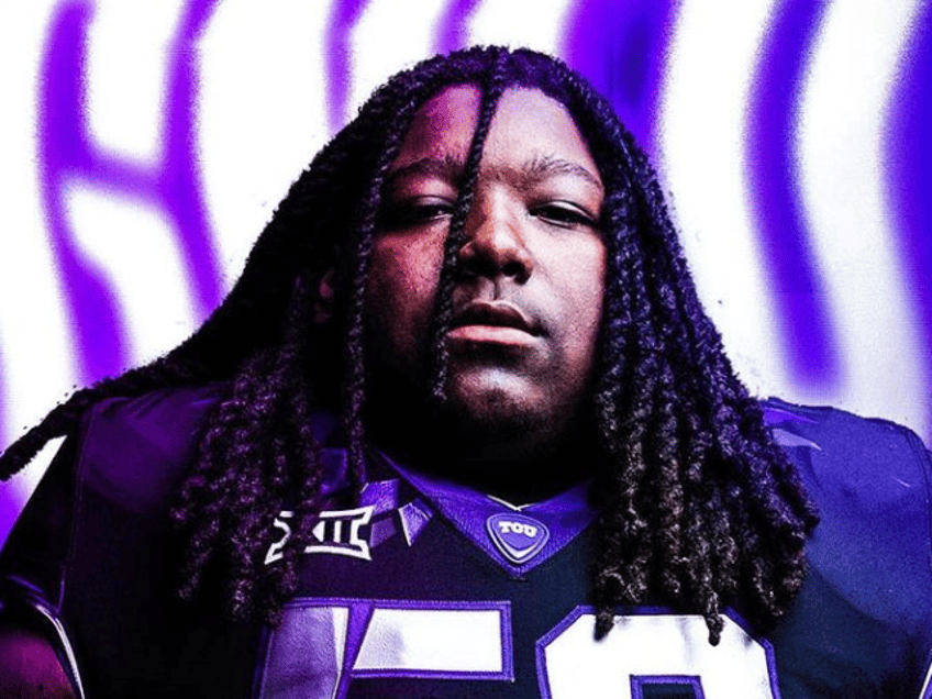 college football has found its next big thing 455 lb tcu lineman brione ramsey brooks