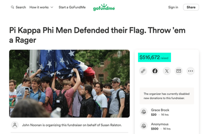 college fraternities rise up against marxist protesters chanting for socialist takeover of america 