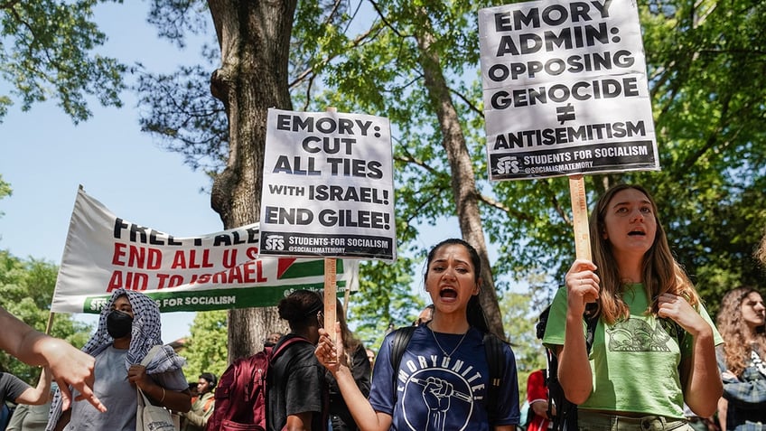 Emory demonstrators