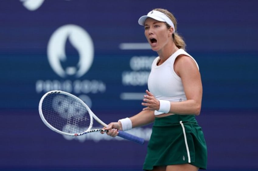 Danielle Collins of the United States beat Elena Rybakina to win the WTA's Miami Open on S