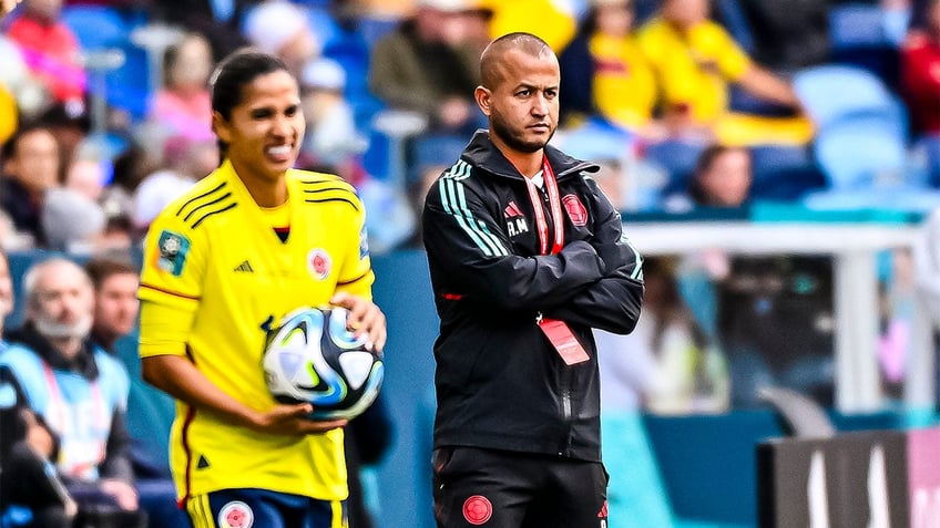 colombia won their first game of womens world cup without head coach nelson abadia due to suspension