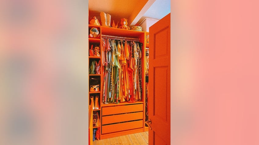 Scott orange closet