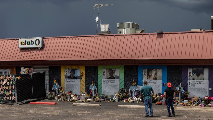 Memorial outside Club Q 