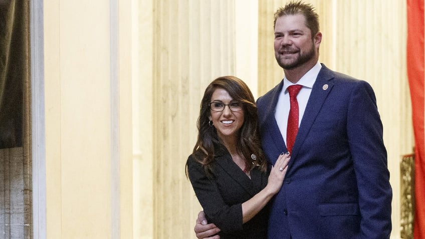 Lauren and Jayson Boebert on Capitol Hill