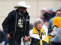 Colorado superfan Miss Peggy shares message about late twin sister on 100th birthday after Buffaloes win