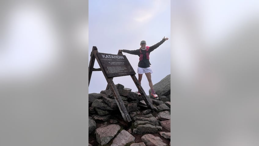 Woman hiking Appalachian Trail