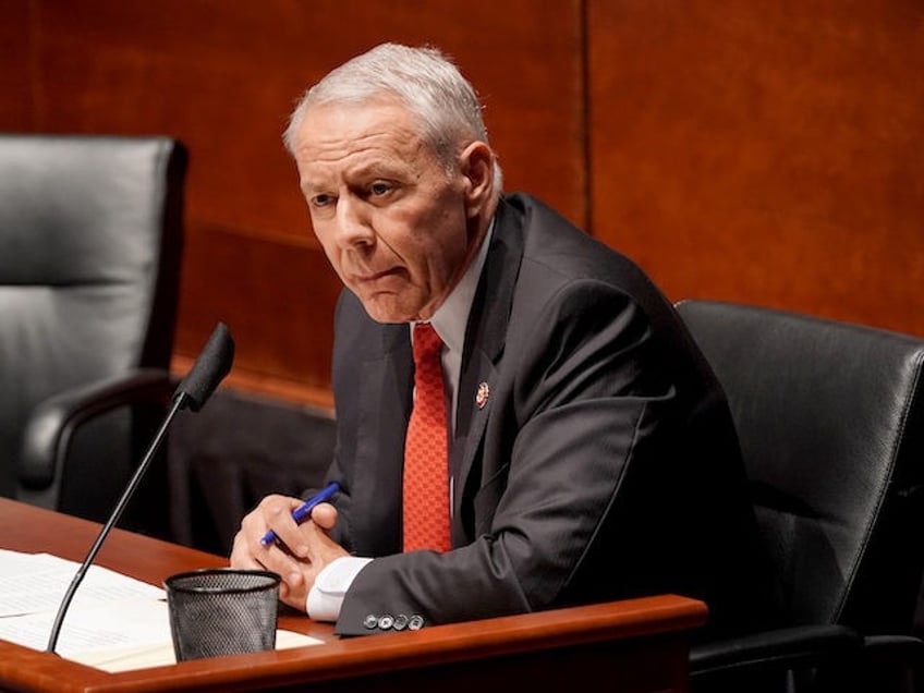 U.S. Rep. Ken Buck (R-CO) questions witnesses at a House Judiciary Committee hearing on po