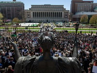 Columbia cracks down on protesters, threatens suspension as deadline looms
