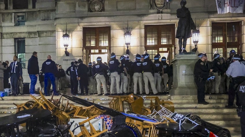 Police raid Hamilton Hall