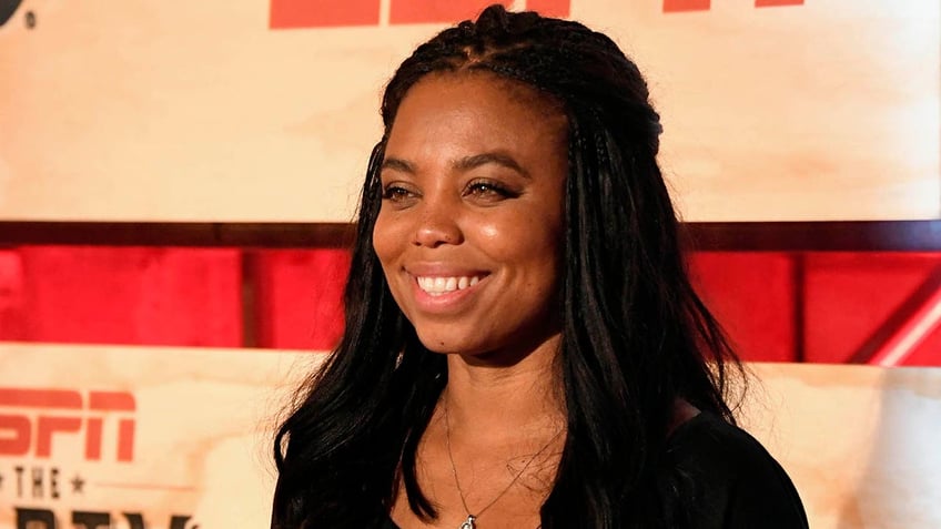 Jemele Hill at an ESPN party