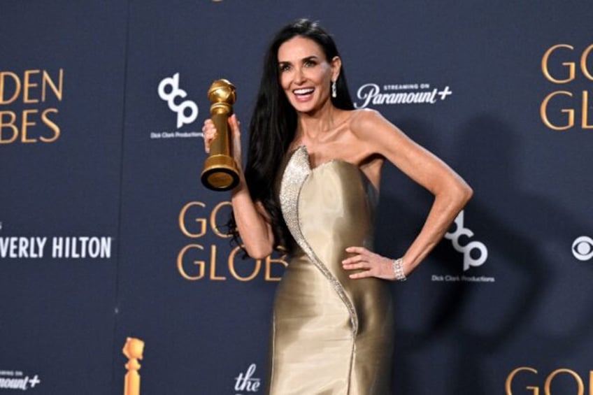 Demi Moore said she had long been dismissed as a 'popcorn actress' and had never 'won anyt