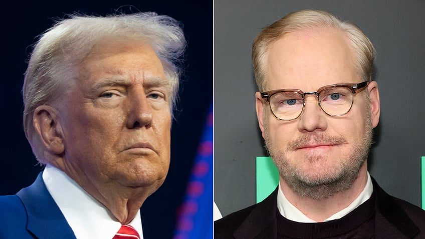 Trump and Jim Gaffigan 