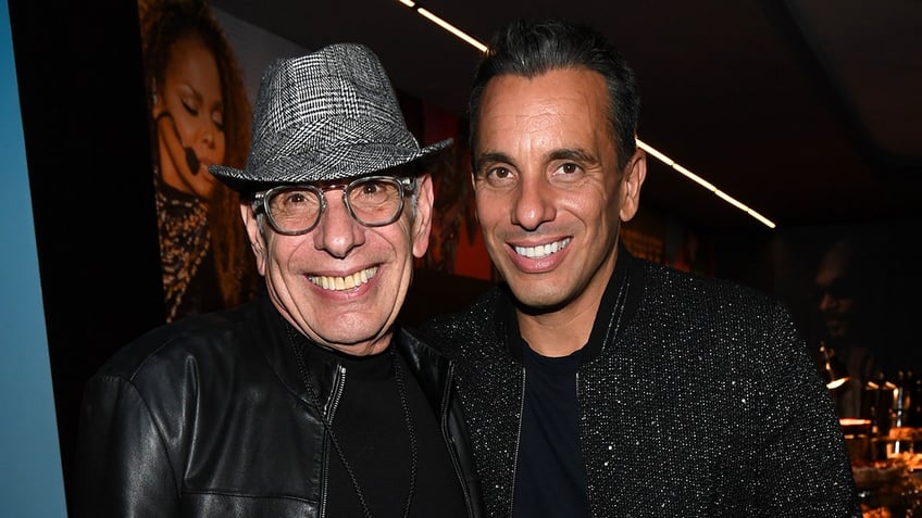 Sebastian Maniscalco with his dad