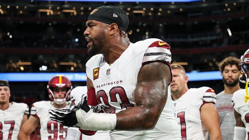 commanders jonathan allen goes on expletive laden rant after loss to struggling giants tired of this s 