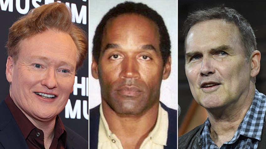 Photos of Conan, OJ, and Norm MacDonald