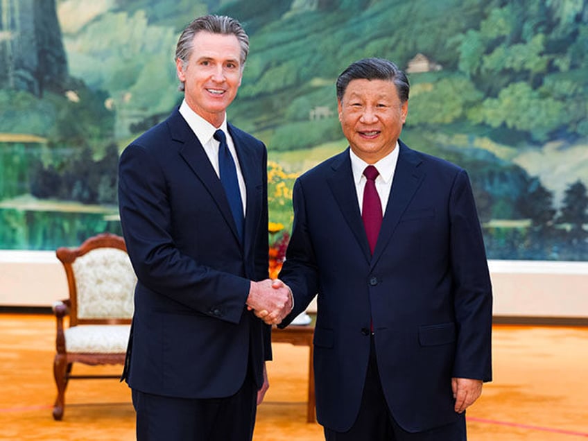 congress alerted to ccp election interference in california as gavin newsom visits xi jinping