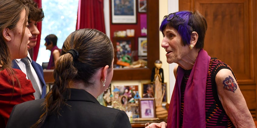 congresswoman 80 sports new ink after getting tattoo to bond with teen granddaughter