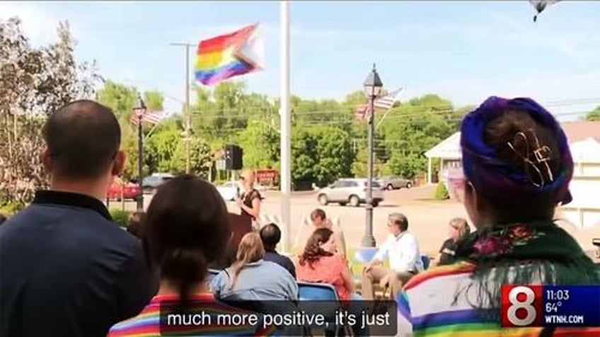 connecticut democrats use pride flag to honor state trooper killed on duty