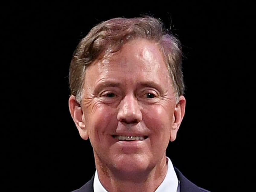 Democratic candidate for governor Ned Lamont during a debate with Bridgeport Mayor Joe Gan