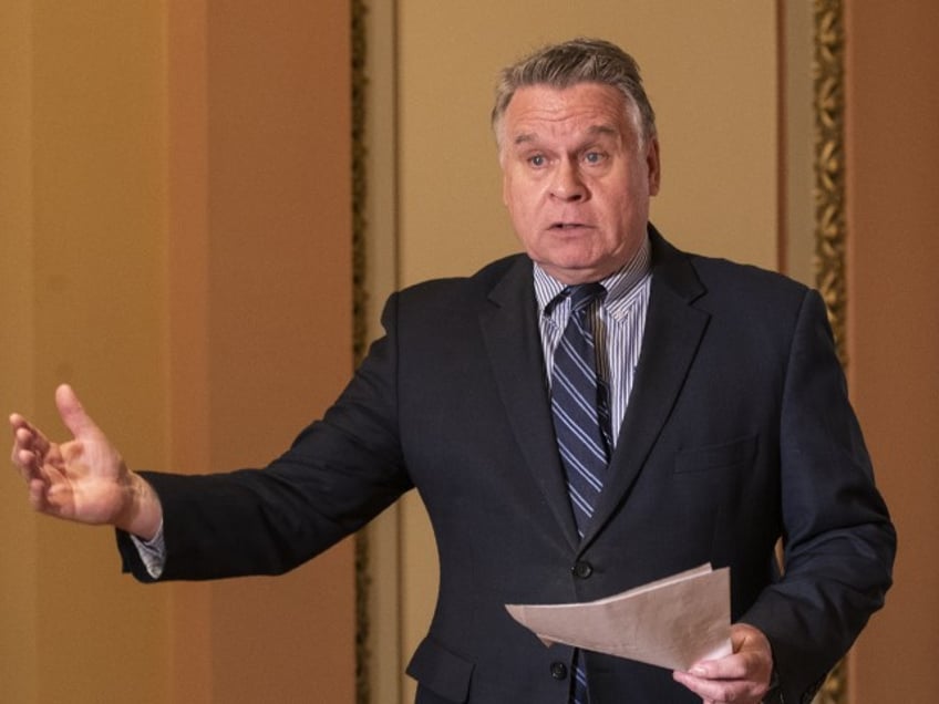 Rep. Chris Smith, R-N.J., speaks before House Speaker Nancy Pelosi of Calif., signs the Uighur Human Rights Policy Act at the Capitol in Washington, Tuesday, June 2, 2020. The bill that would impose sanctions on Chinese officials involved in the mass surveillance and detention of Uighurs and other ethnic groups in the western Xinjiang region, a campaign that has drawn muted international response because of China's influence around the world. The bill goes to the White House.