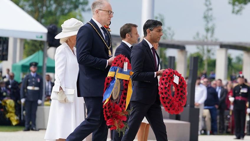 British PM Rishi Sunak participates in D-Day commemorations