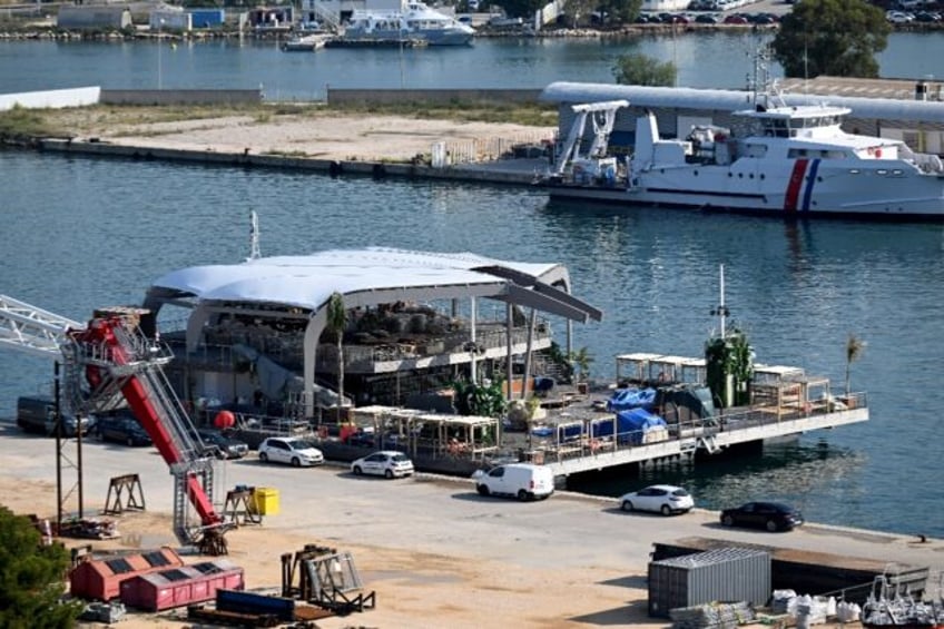 Canua Island, a private floating beach denounced as 'an ecological aberration' by its oppo