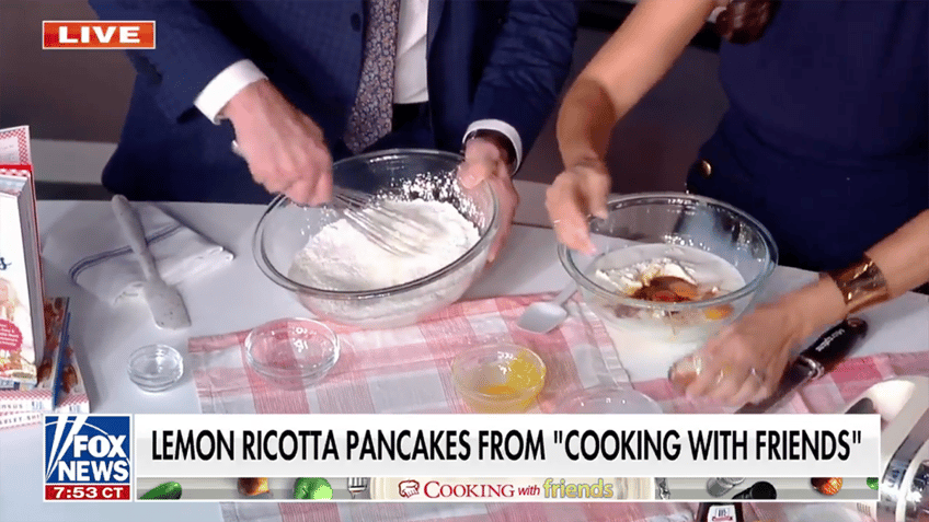 cooking with friends rachel campos duffy shares her so fluffy lemon ricotta pancakes