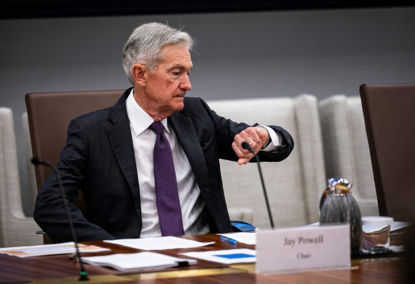 Jerome Powell, chairman of the US Federal Reserve, during the Federal Reserve Board open m