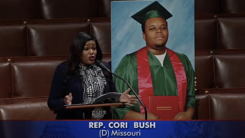 Cori Bush speaks about Mike Brown in 2021