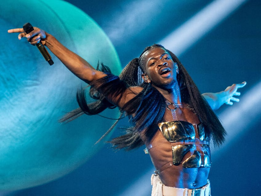 US rapper, singer, and songwriter Lil Nas X performs during the 57th Montreux Jazz Festival in Montreux on July 4, 2023. (Photo by Fabrice COFFRINI / AFP) (Photo by FABRICE COFFRINI/AFP via Getty Images)