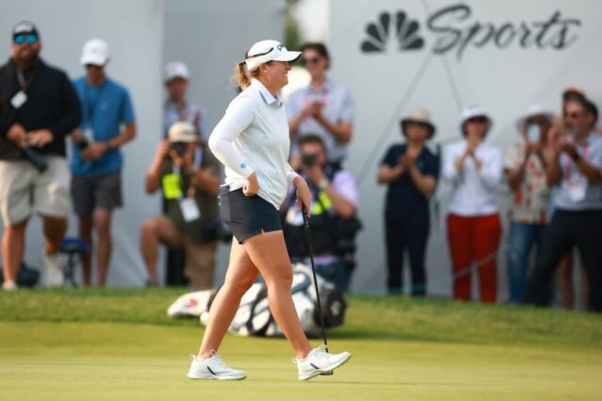 Lauren Coughlin of the United States birdied two of the last four holes to win the Canadia