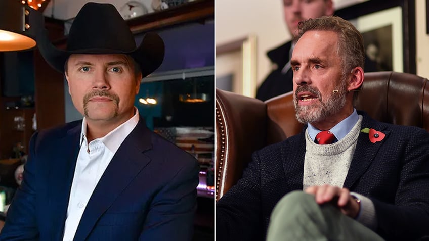 John Rich and Jordan Peterson split image