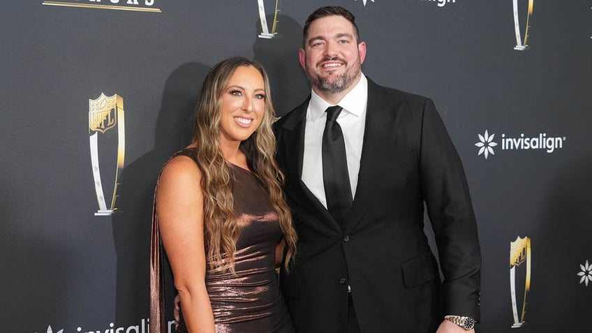 Zack Martin with his wife Morgan Martin