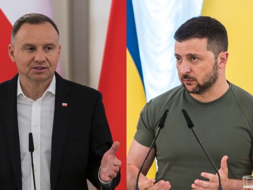 cracking coalition polish president duda snubs zelensky at un calls ukraine a drowning man