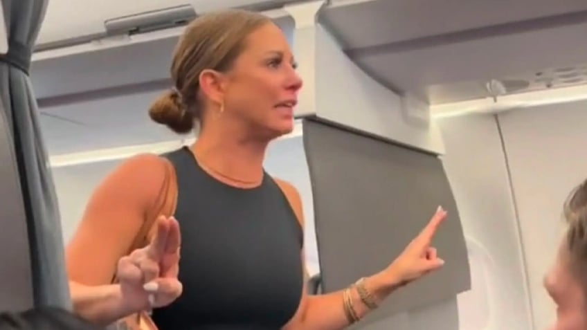 crazy plane lady tiffany gomas finally reveals reason behind her viral plane freakout really bad energy