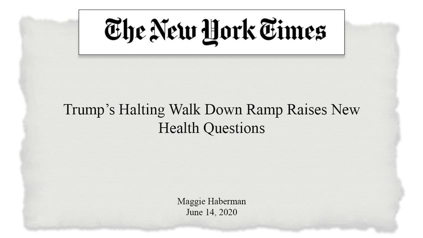New York Times headline