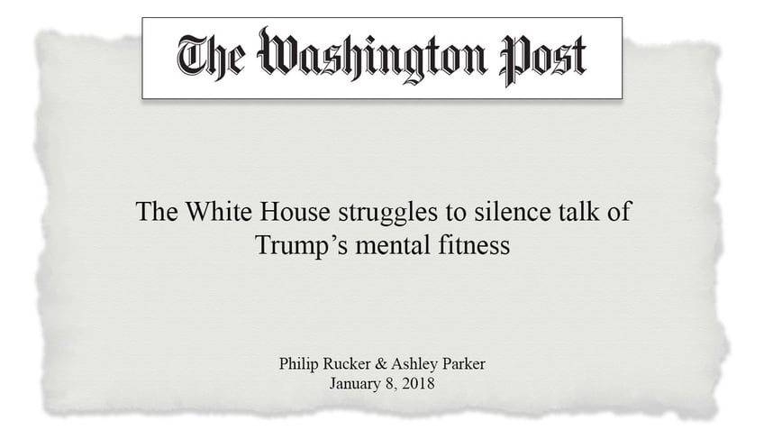 Washington Post headline