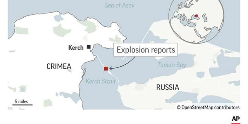 crimean bridge attack leaves two dead damages key russian supply line