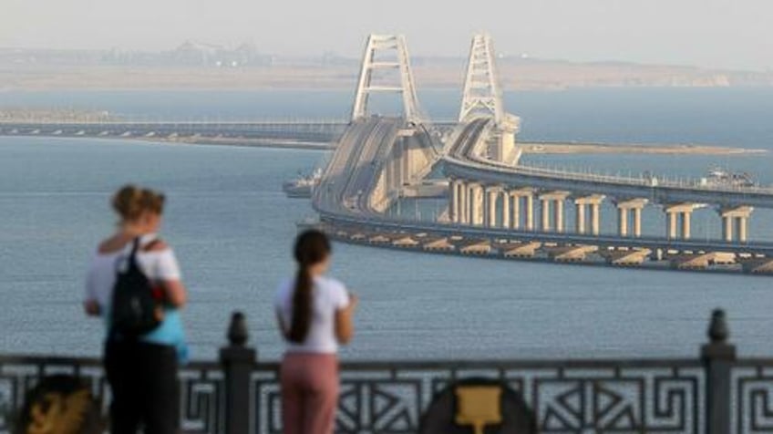 crimean bridge temporarily closed after new drone strikes on kerch