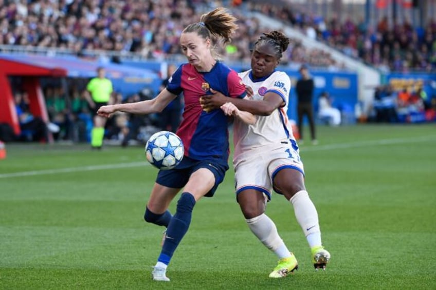 Barcelona's Norwegian winger Caroline Graham Hansen helped her team back into another Cham