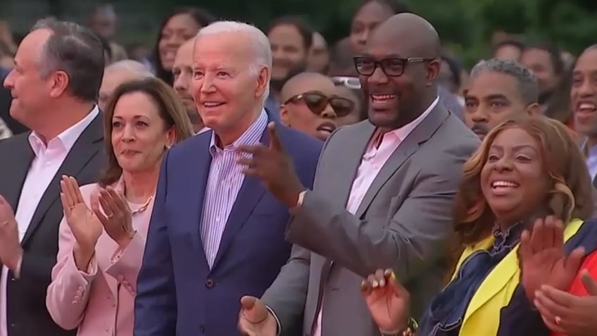 Joe Biden at Juneteenth concert in June 2024