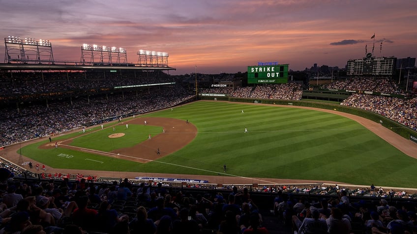 cubs employee hospitalized after coming into contact with foreign substance next to wrigley field