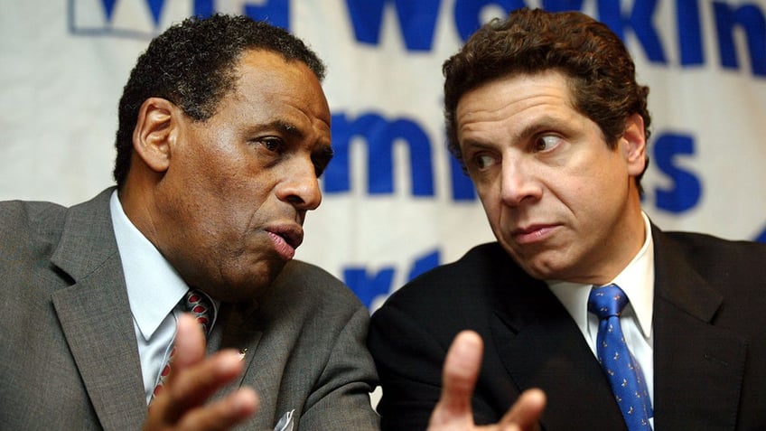 Cuomo and McCall in 2002