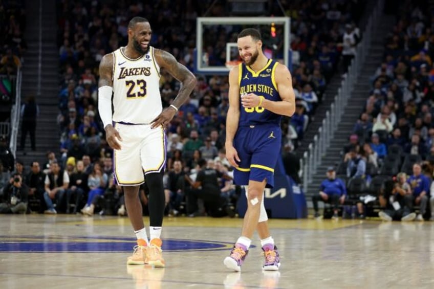 Long-time NBA rivals LeBron James and Stephen Curry will line-up alongside each other for