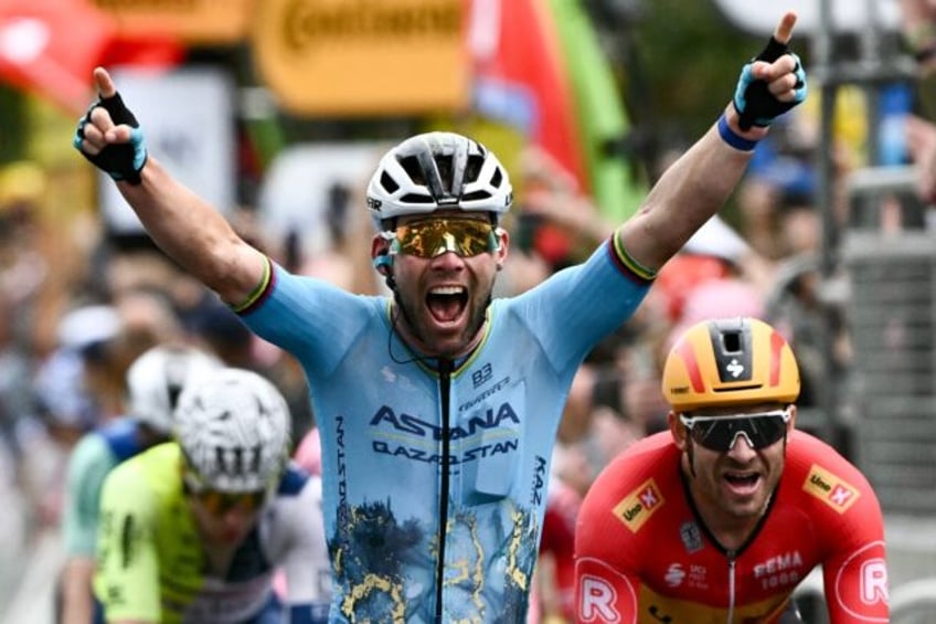 British rider Mark Cavendish broke the record for Tour de France stage wins with his 35th