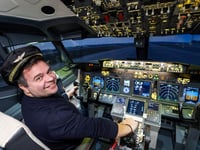 Dad with travel and aviation passion builds 737 flight simulator in his garage, took him 3 years