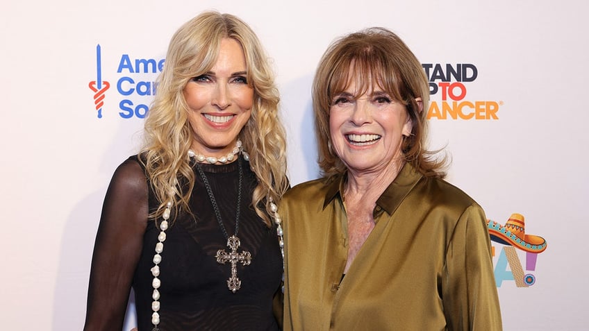 Alana Stewart and Gray served as co-chairs this year for the Farrah Fawcett Foundation Tex-Mex Fiesta fundraiser.