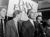 Dan Evans, former Republican Washington state governor, US senator, dies at 98