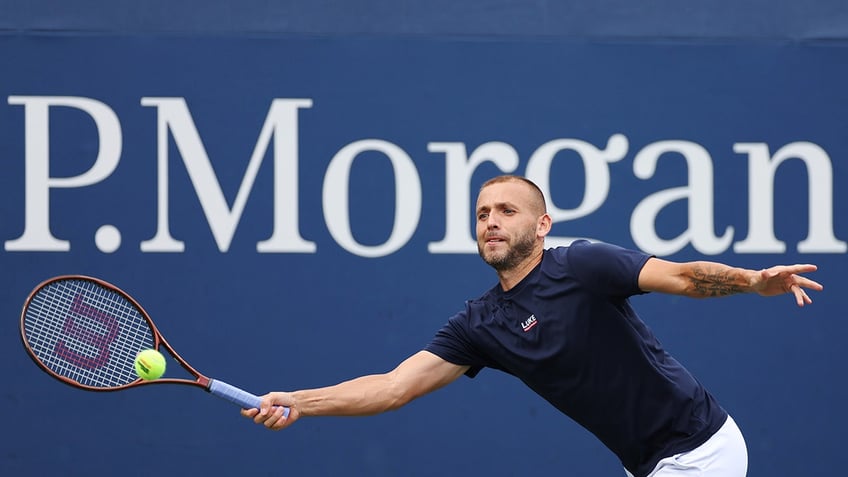 Dan Evans in action